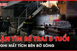Bé trai 5 tuổi nghi mất tích khi chơi ở bờ sông Sài Gòn