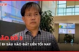 Dự báo mới nhất từ TT Dự báo khí tượng thủy văn quốc gia về bão số 3