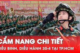 Lộ trình, địa điểm xem diễu binh, diễu hành dịp 30-4 ở TP.HCM
