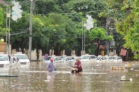 Bình Định lại lở núi, nhiều căn nhà bị ngập