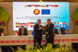 Hội nghị Bộ trưởng Giao thông vận tải ASEAN lần thứ 28 diễn ra tại Bali (Indonesia) ngày 17-10. Ảnh: ASEAN.ORG