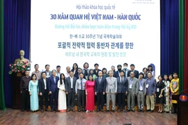 Kỷ niệm 30 năm thiết lập quan hệ ngoại giao Việt-Hàn: Nhiều hội thảo khoa học được tổ chức