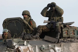 Quân đội Nga ở Ukraine. Ảnh: TASS
