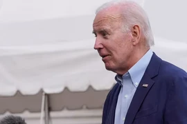 Tổng thống Mỹ Joe Biden trả lời báo chí tại Nhà Trắng ở thủ đô Washington D.C ngày 2-1. Ảnh: REUTERS