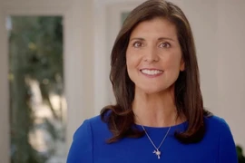 Bà Nikki Haley thông báo tham gia tranh cử vị trí ứng viên đảng Cộng hòa cho cuộc đua tổng thống Mỹ 2024. Ảnh: REUTERS