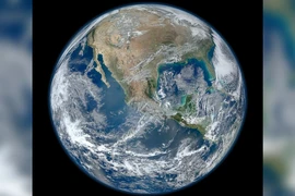 Hình ảnh Trái đất chụp từ vệ tinh. Ảnh: NASA