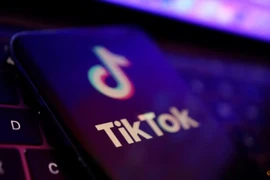 Logo ứng dụng TikTok. Ảnh: REUTERS