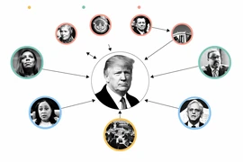 Ảnh minh họa các rắc rối pháp lý của ông Trump. Ảnh: CNN