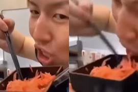 Thực khách bị bắt vì nhúng đũa vào bát gừng dùng chung 
