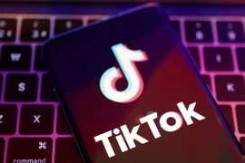Logo ứng dụng TikTok. Ảnh: REUTERS