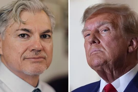 Thẩm phán Juan Merchan (trái) và Cựu Tổng thống Mỹ Donald Trump. Ảnh: THE NEW YORK TIMES
