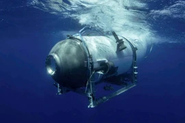 Một tàu ngầm của công ty OceanGate Expeditions. Ảnh: AP