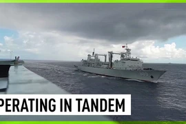 Nga-Trung tập trận ở biển Hoa Đông giữa thượng đỉnh Mỹ-Nhật-Hàn