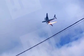 VIDEO: II-76 Nga chở 15 người rơi khi vừa cất cánh