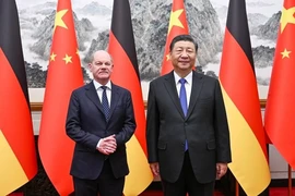 Ông Tập tiếp Thủ tướng Đức, nêu nguyên tắc 'không thêm dầu vào lửa' vì 'lợi ích ích kỷ' chuyện Nga-Ukraine 