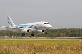 Một chiếc Sukhoi Superjet 100 của Nga. Ảnh: RT