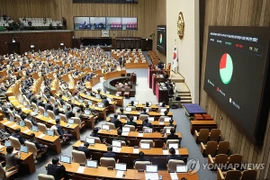 Quốc hội Hàn Quốc thông qua nghị quyết điều tra đặc biệt vợ chồng Tổng thống