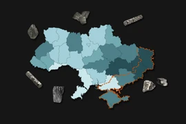 Bản đồ trữ lượng đất hiếm và khoáng sản của Ukraine