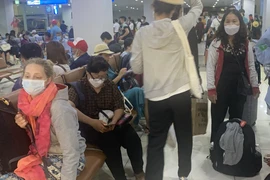 1 số chuyến bay bị delay ở sân bay Phú Quốc vì mưa lớn