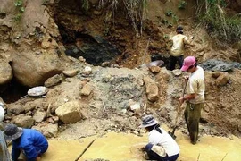 Quảng Ngãi : Đề nghị Quân khu 5 đánh sập hầm vàng trái phép 