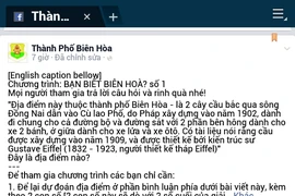 Học lịch sử qua...Facebook