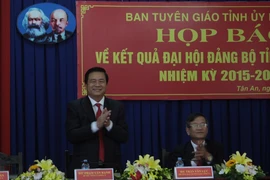 Ông Phạm Văn Rạnh làm bí thư Tỉnh ủy Long An