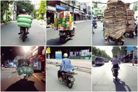 Ảnh vui 'người vận chuyển' Sài Gòn