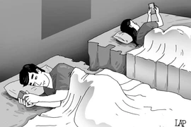 Gia đình sum họp trên... mạng