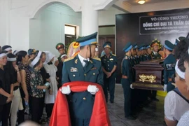 Lễ truy điệu Đại tá phi công Su-30 Trần Quang Khải: Đưa Anh về đất mẹ