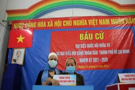 Đồng bào dân tộc Chăm tại TP.HCM đi bầu cử
