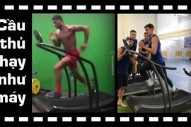 Video các ngôi sao bóng đá tăng tốc chạy như máy