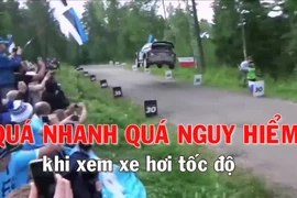Nguy hiểm chết người khi xem đua ô tô địa hình