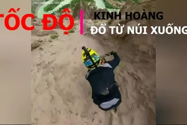 Kinh hoàng tốc độ xe đạp đổ từ đỉnh núi xuống