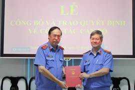 Ông Nguyễn Quang Vinh giữ chức trưởng phòng 2 VKSND TP.HCM 