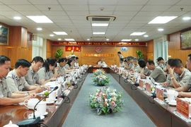 Ông Trần Văn Bảy dự Hội nghị kiểm điểm tập thể Ban Chấp hành Đảng bộ THADS TP.HCM
