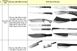 TAND Tối cao hướng dẫn về tội phạm liên quan dao có tính sát thương cao