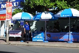 Thi nghiêm túc tại Cà Mau.