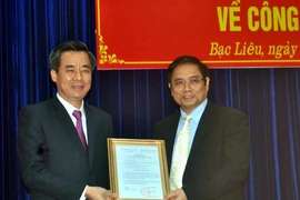 Ông Nguyễn Quang Dương là bí thư Bạc Liêu 