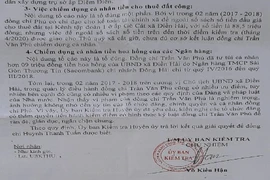 Bạc Liêu: Tỉnh khởi tố vụ án tham ô, huyện đình chỉ điều tra