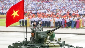 Quân đội nhân dân vững bước dưới cờ Đảng quang vinh 