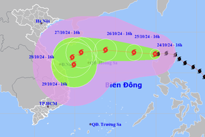 Bão Trà Mi vào Biển Đông, thành cơn bão số 6