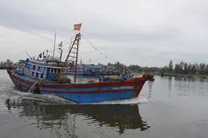 Quảng Ngãi cấm tàu thuyền ra khơi trước bão số 10 
