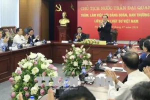 Chủ tịch nước làm việc với Liên đoàn Luật sư Việt Nam