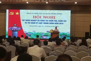 Nâng cao nghiệp vụ công tác kiểm tra, giám sát cho cán bộ