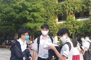 Sáng nay, 10-8, thí sinh dự thi bài thi KHTN và KHXH 