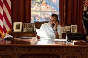 Thăm phòng làm việc của các lãnh đạo thế giới 