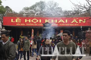 Đền Trần trước ngày khai ấn