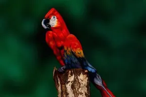 Độc đáo nghệ sĩ biến người thành vẹt