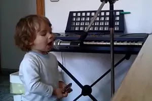 'Nghệ sĩ' nhí biến tấu với harmonica