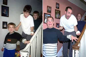 Ngộ nghĩnh với chùm ảnh ngày ấy - bây giờ của 3 anh em